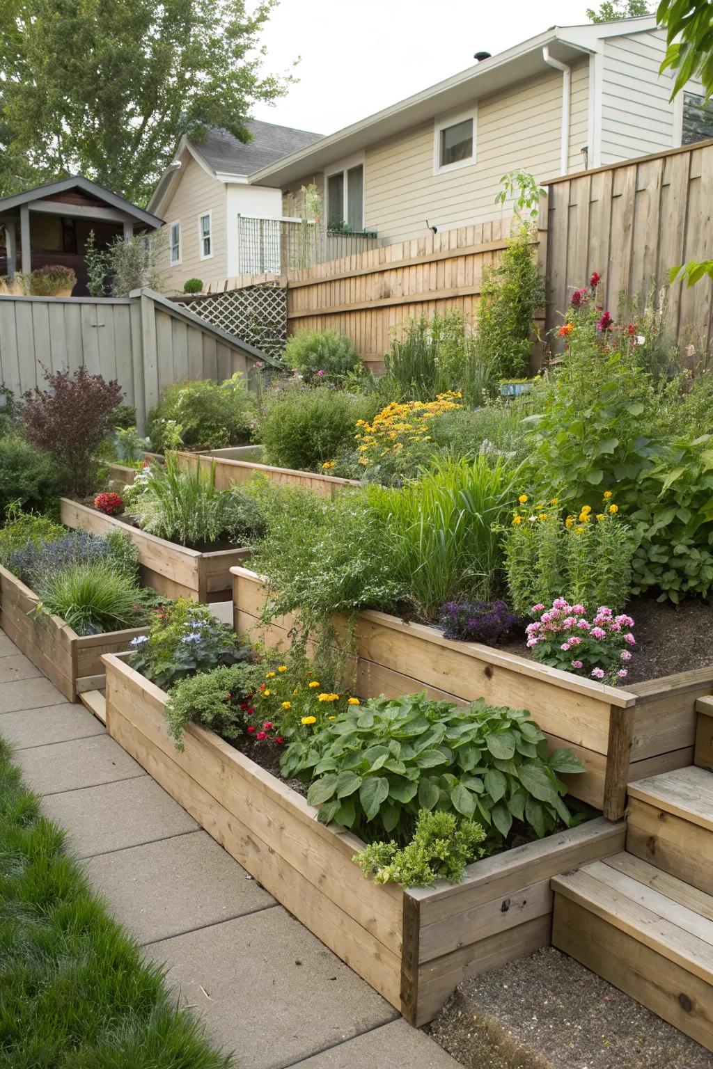 Multi-level designs add dimension and intrigue to small spaces.