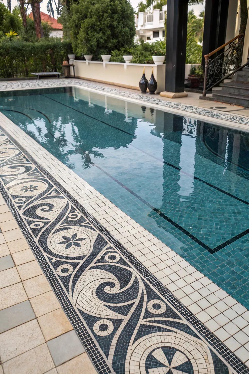 Dali black mix pools provide unique and captivating charm.
