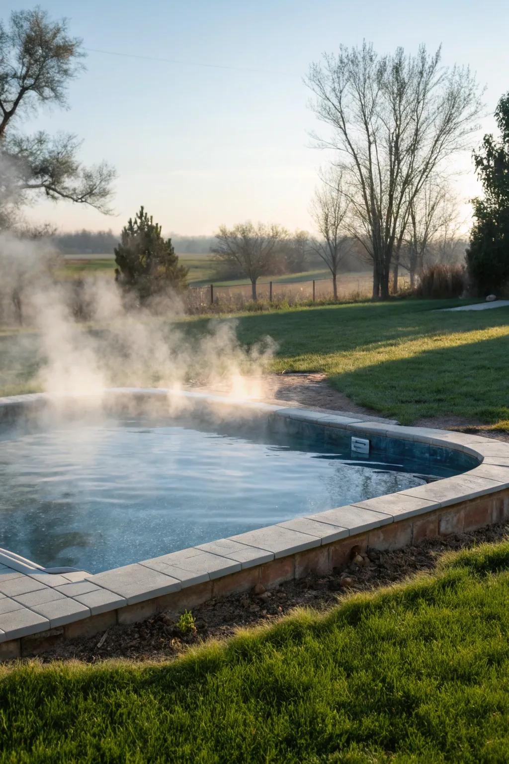 Enjoy your pool year-round with a handy pool heater.