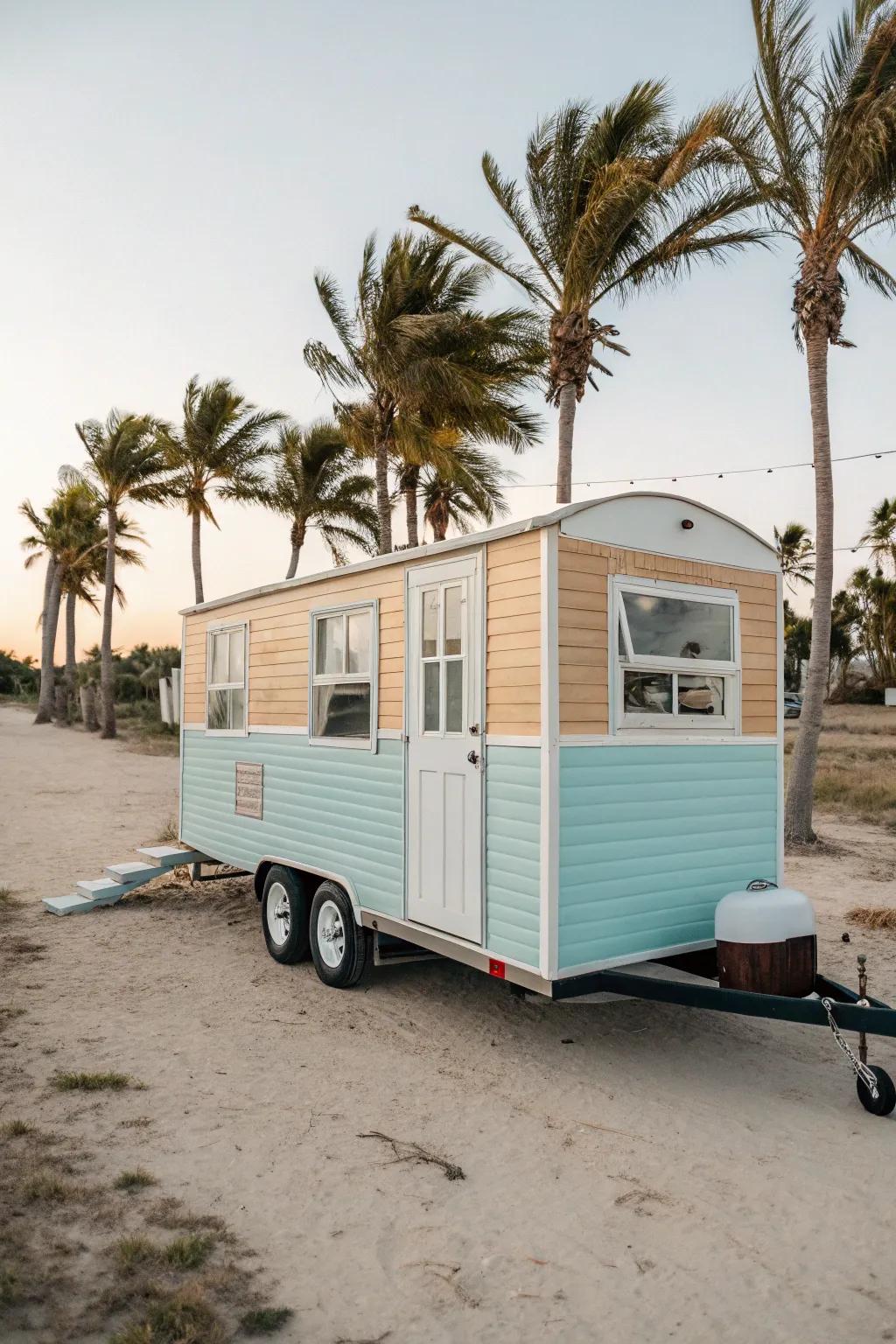 Coastal charm with beachy vibes