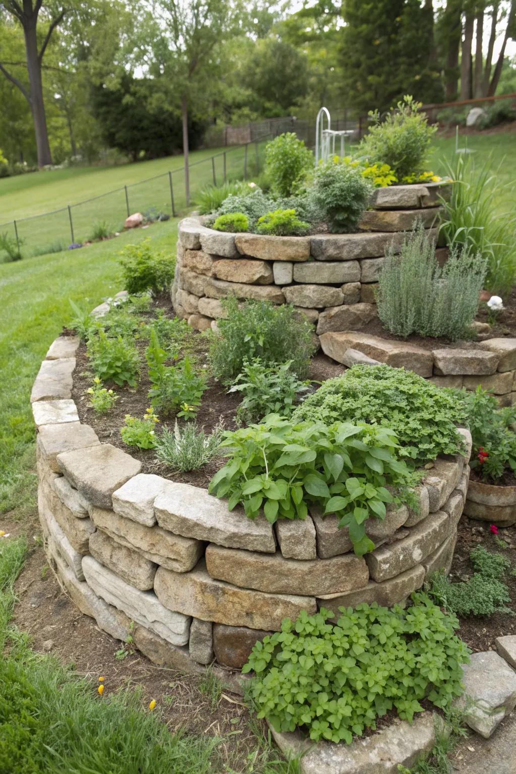 Grow herbs in style with a DIY herb spiral
