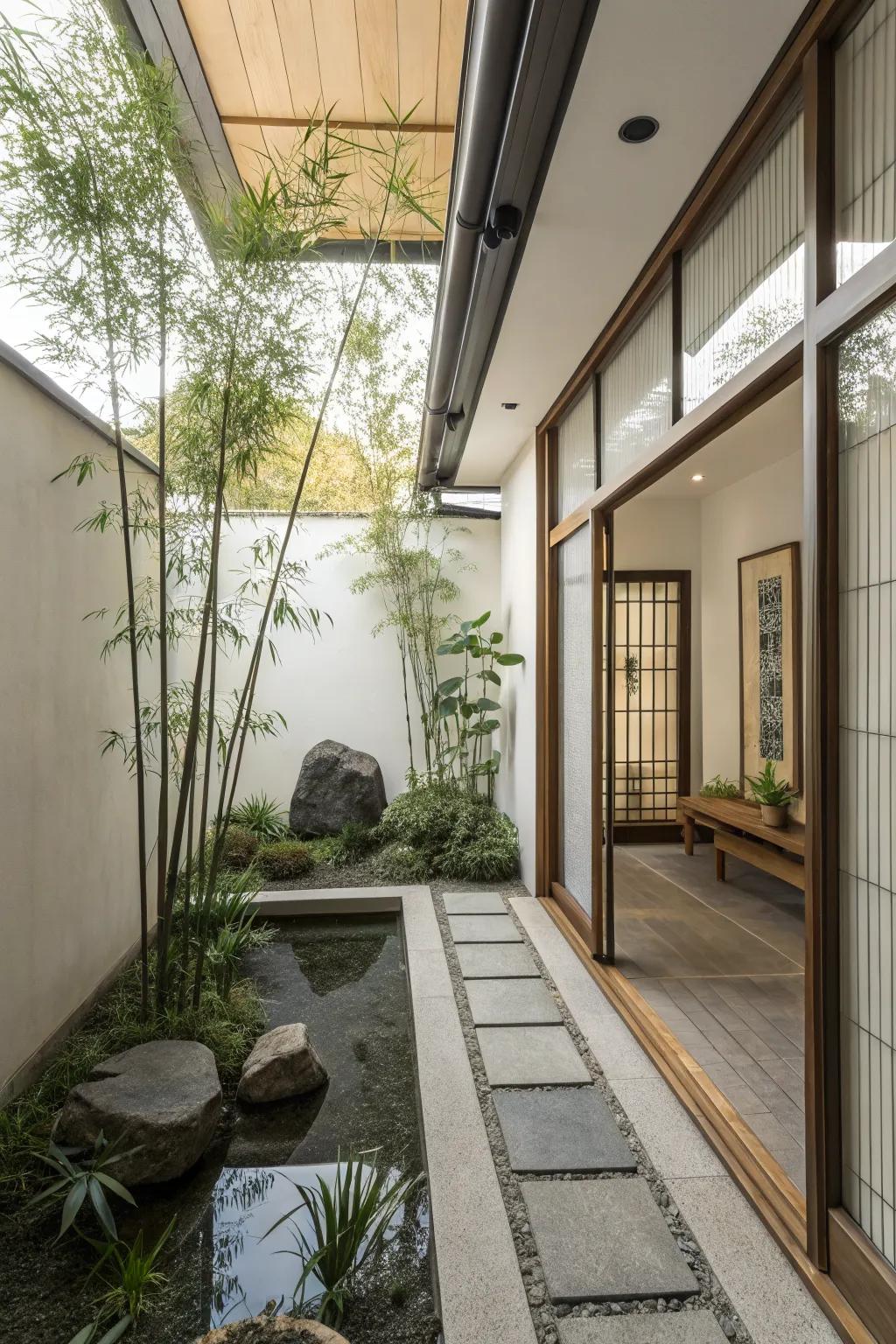 Find peace and relaxation with a Zen-inspired patio.