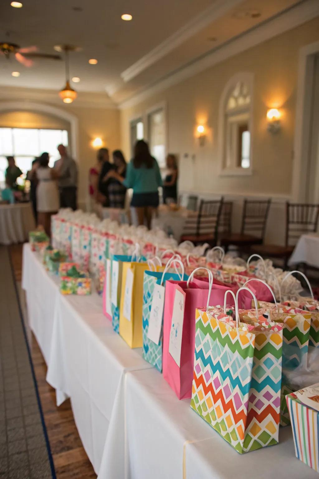 Leave a lasting impression with thoughtful party favors.