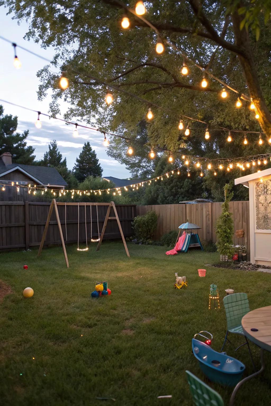 Add whimsy with fun-shaped novelty lights.