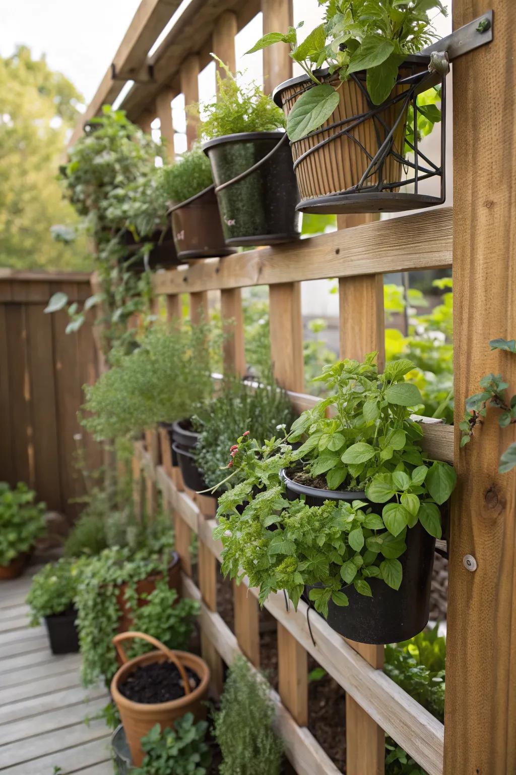 Spice up your meals with a DIY hanging herb garden.