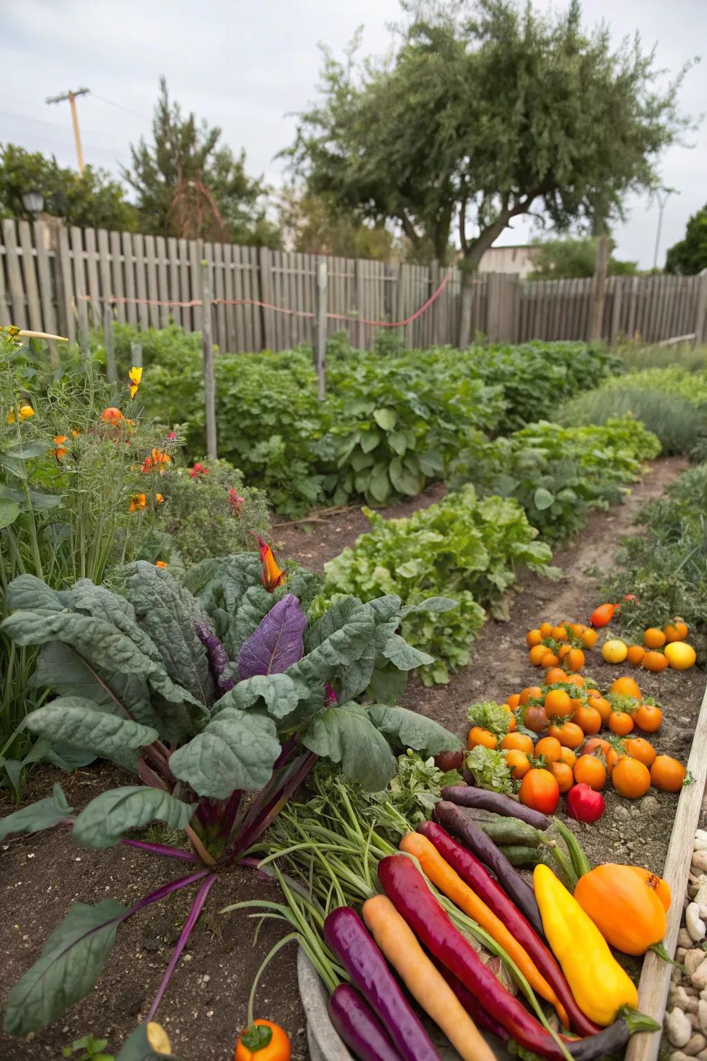 A collection of unusual vegetables showcasing diversity and color.