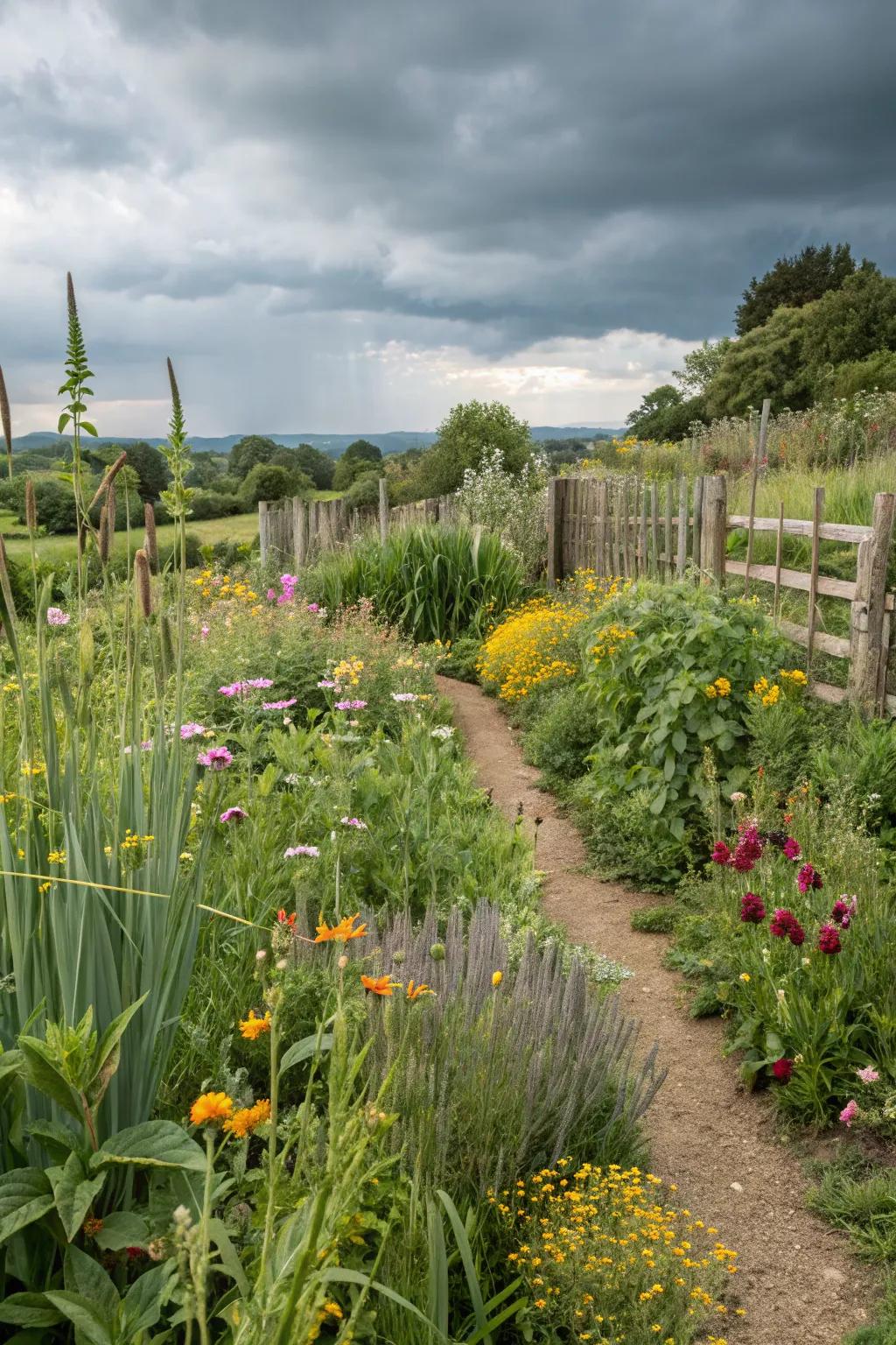 Edible plants provide beauty and bounty in the garden