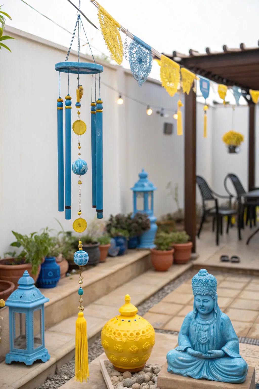 Unique decor items adding personality and charm.