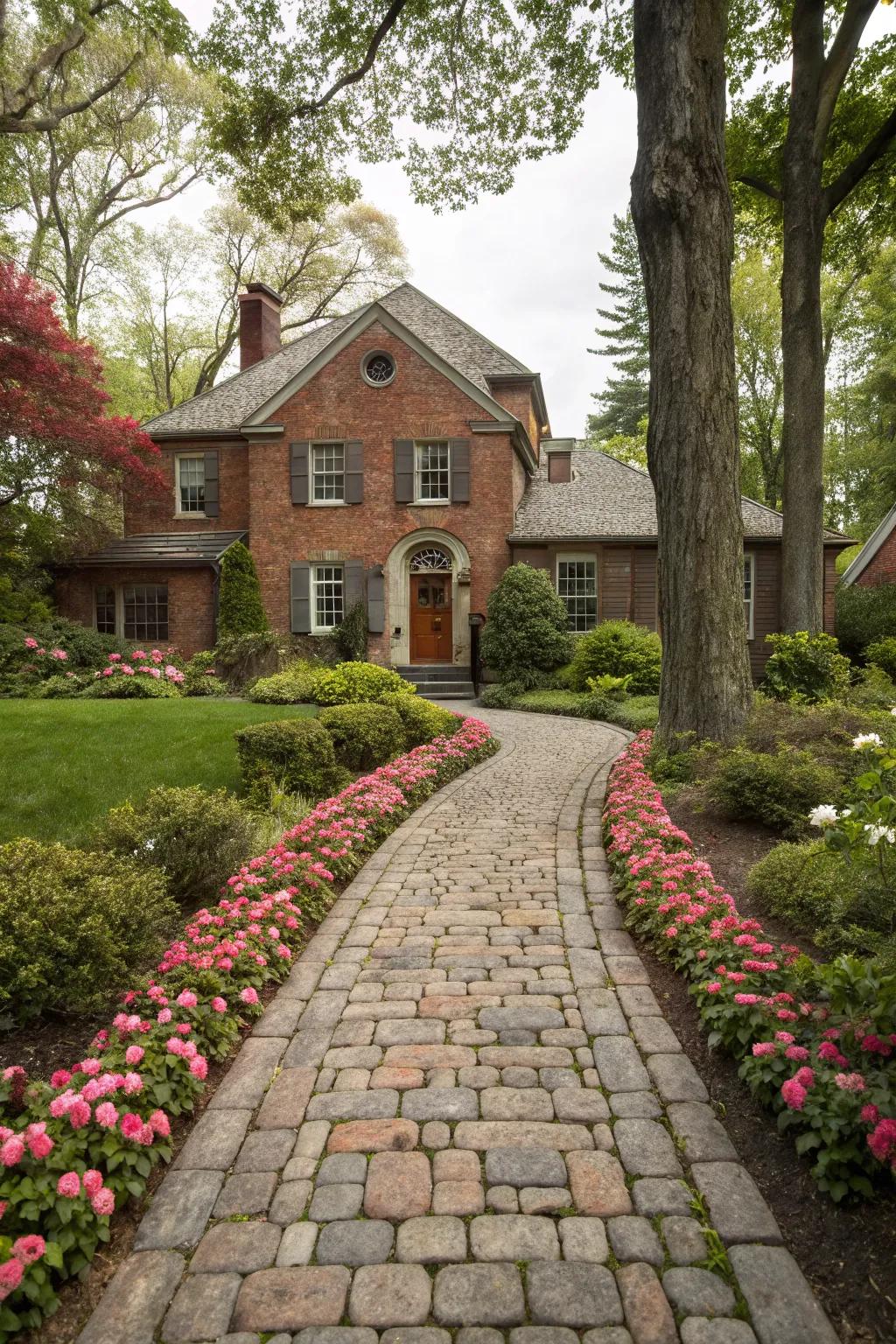 An inviting walkway enhances the welcoming feel of your home.
