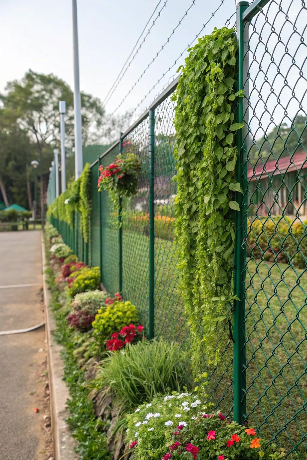 Artificial panels bring lush greenery without the upkeep.