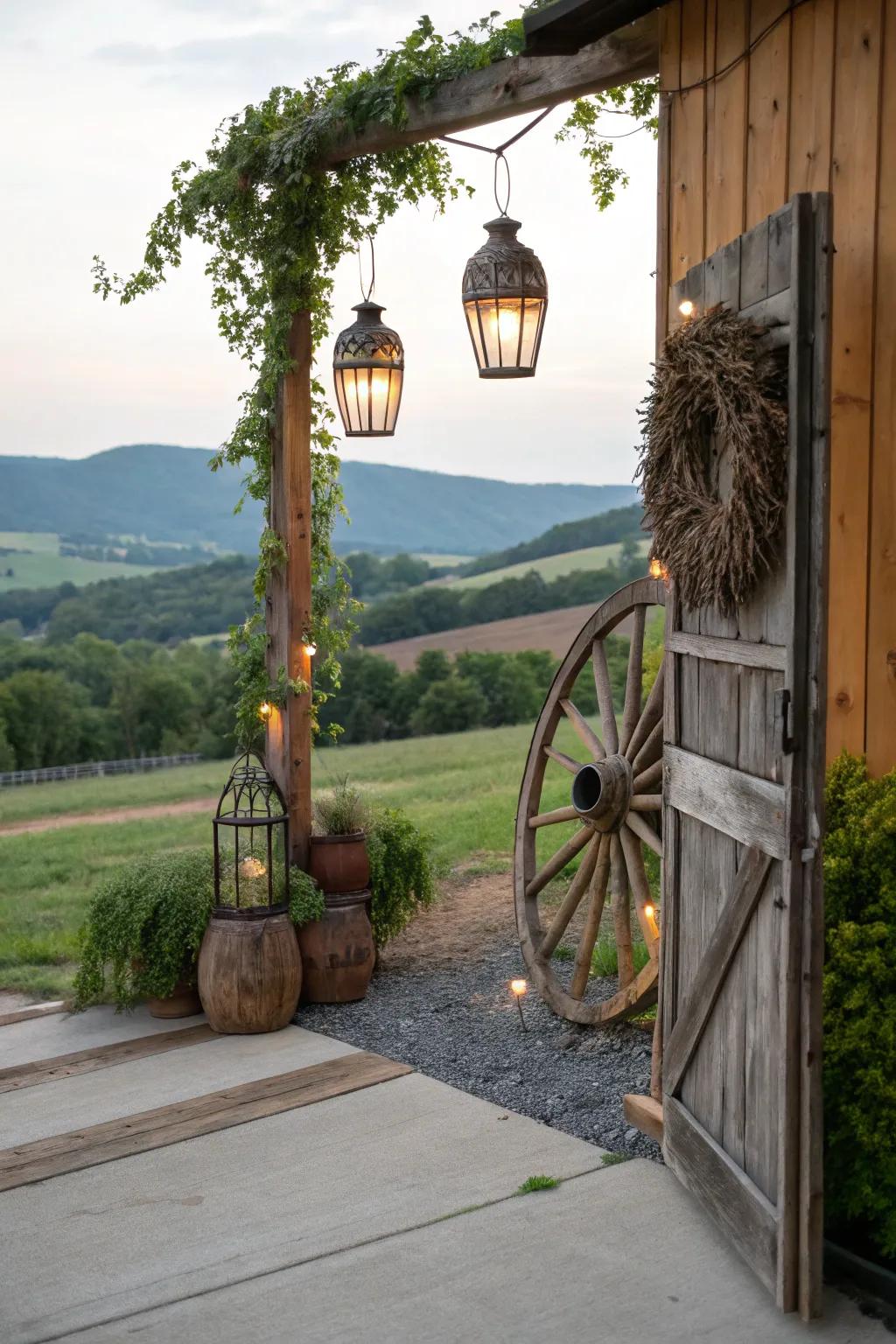 Historic elements bring character and a sense of history.