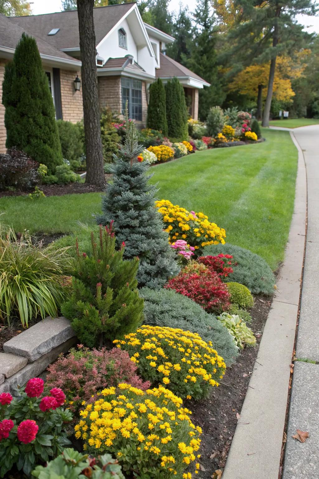 Four-season beds ensure your garden is always captivating.