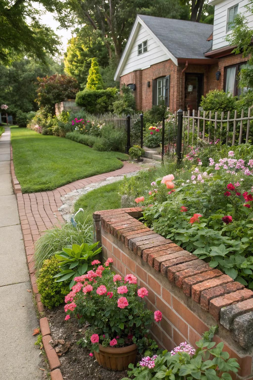 Vintage bricks add character and a personal touch.