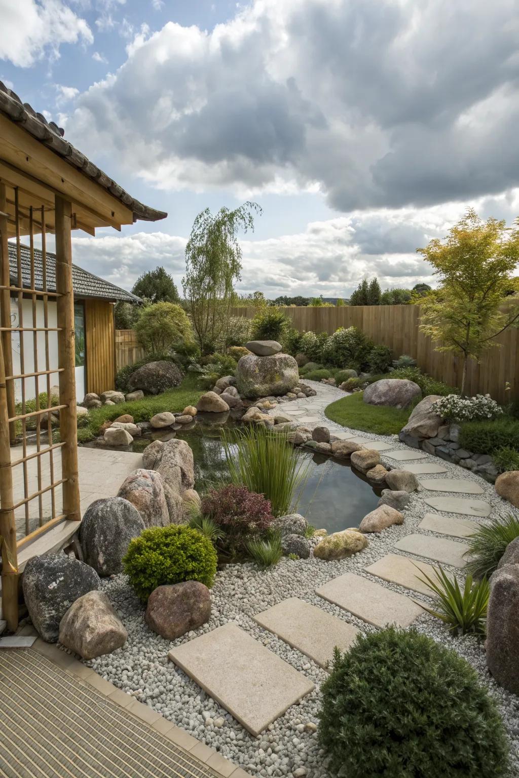 Themed gardens: immerse in a unique atmosphere.