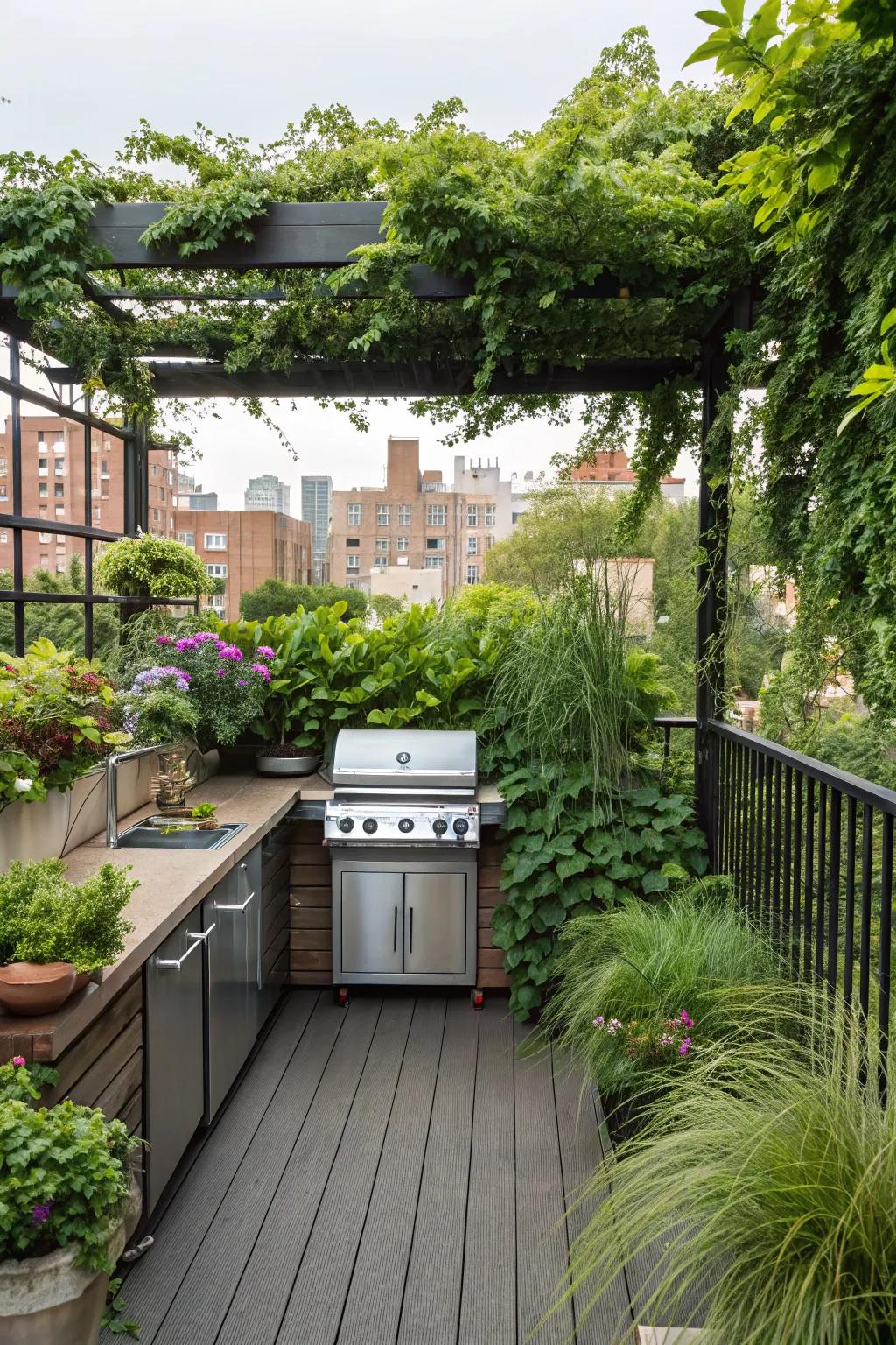 Take your deck to new heights with a rooftop garden.