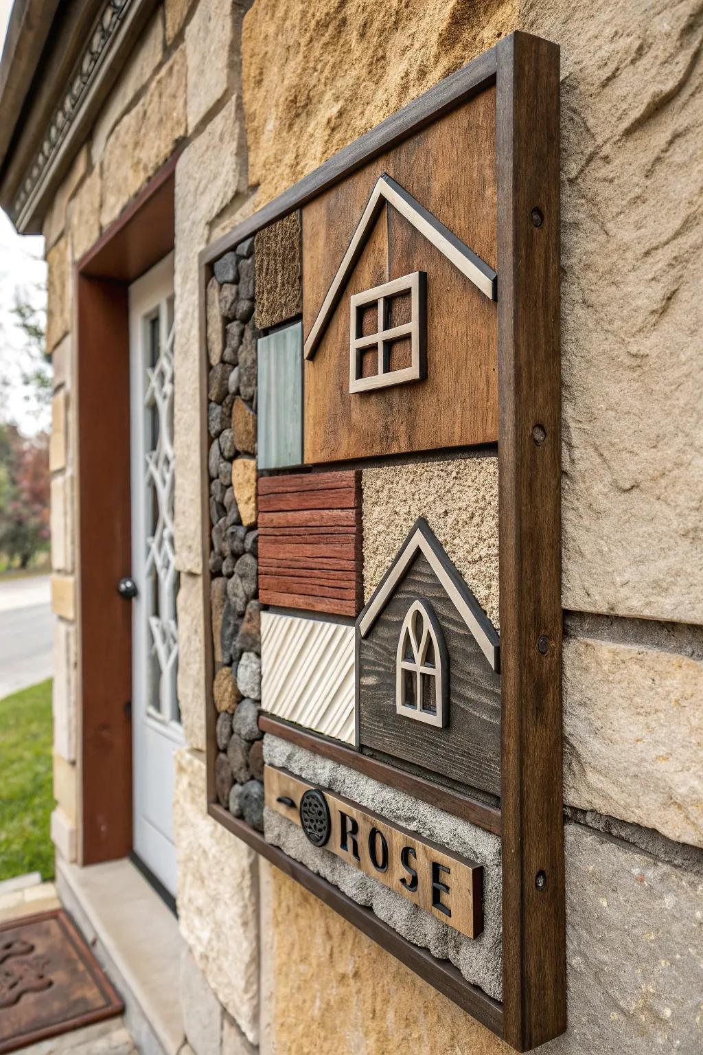 3D signs add depth and dimension.