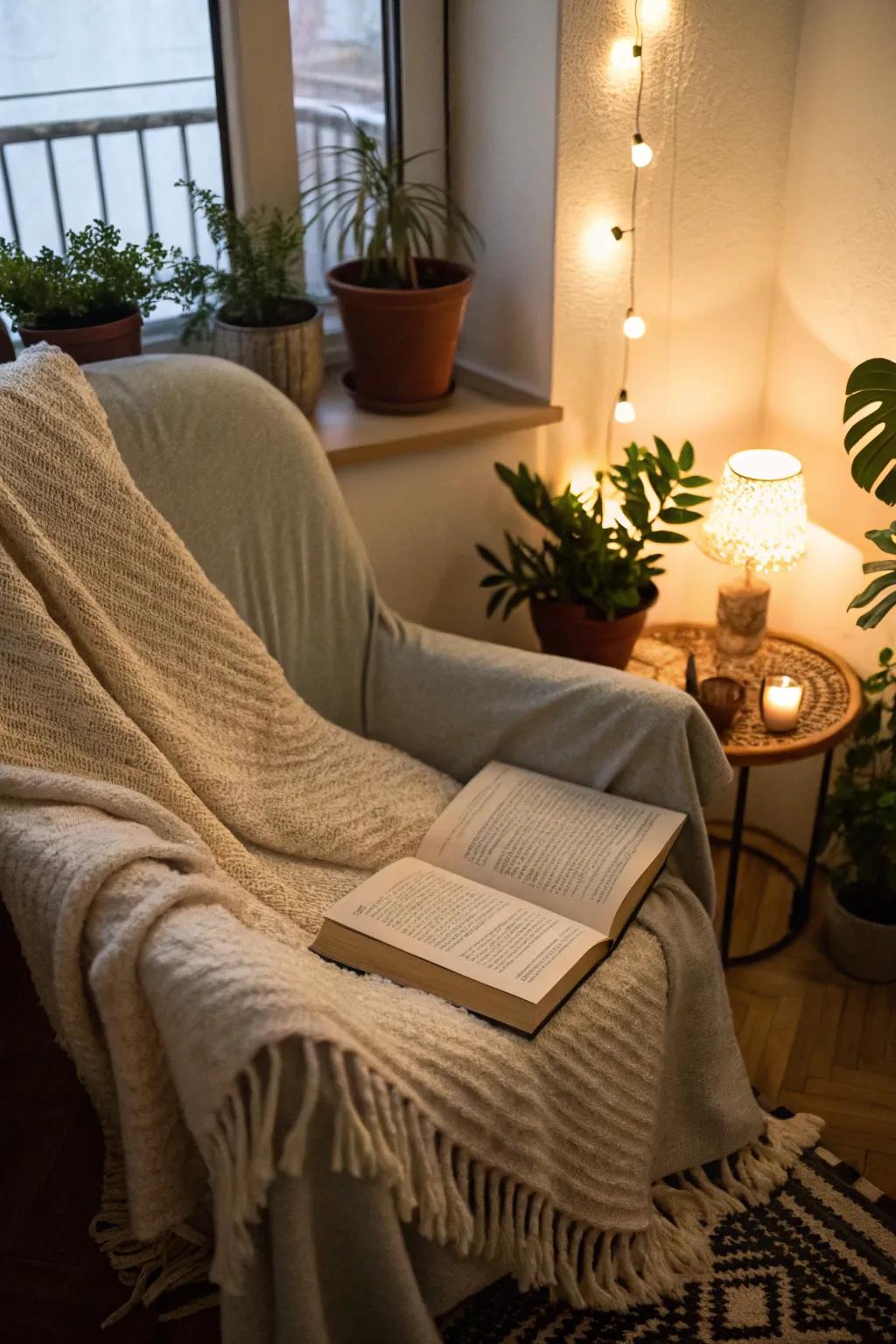 Lose yourself in a book to end your spa day.