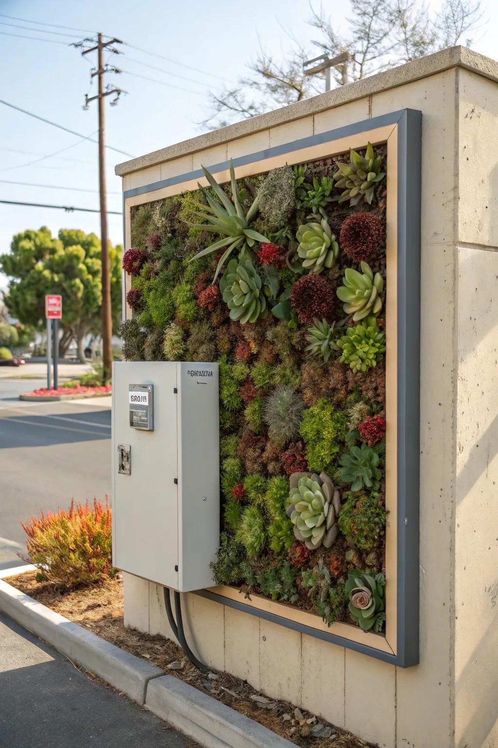 Living wall art turns your panel into a dynamic display.