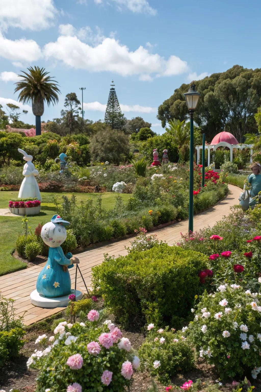 Express your creativity with unique garden art.