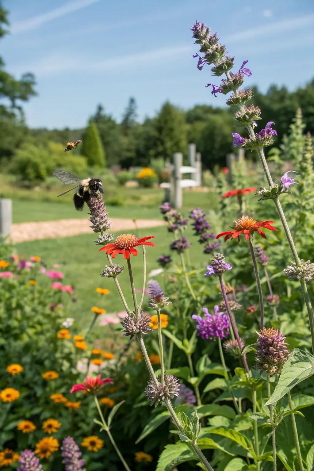 Pollinator gardens are buzzing with life and energy.