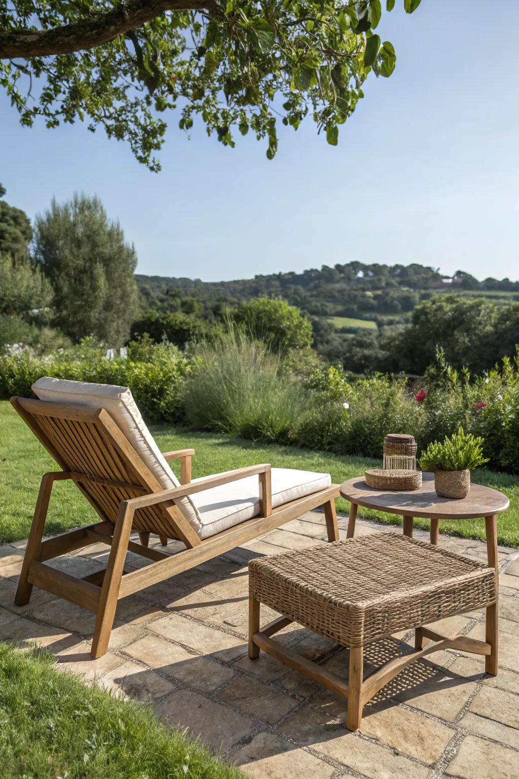 Support sustainability with eco-friendly furniture choices.