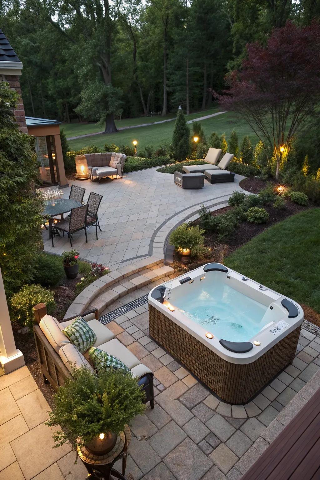 Unique shapes add character and individuality to your patio.