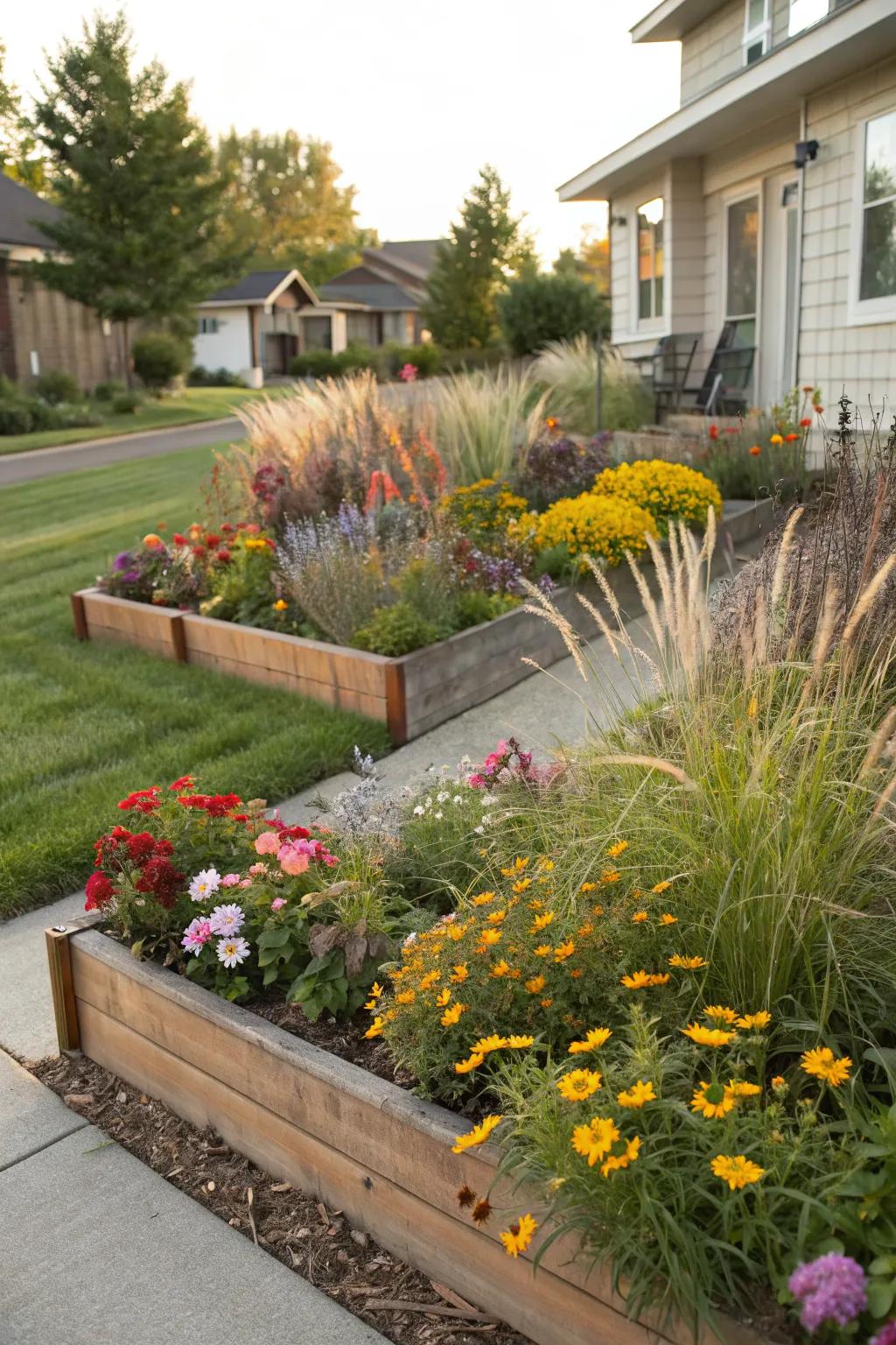 A wildflower look adds a natural, carefree vibe.