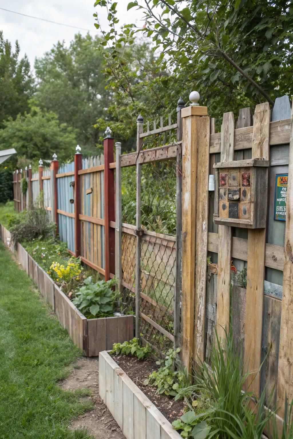 Recycled material fences offer unique and sustainable solutions for eco-conscious homes.