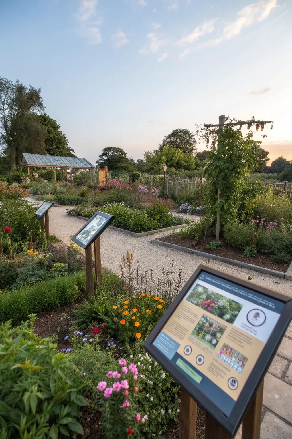 Interactive learning zones encouraging discovery and education.