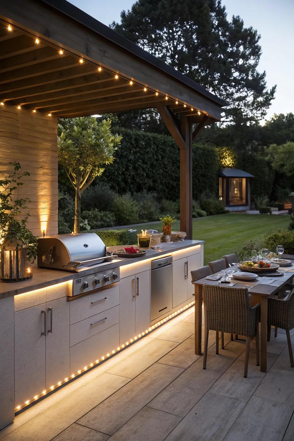 Innovative lighting sets the mood and saves energy.