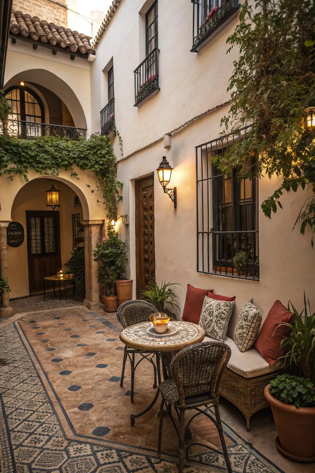 Cozy nooks provide intimate spaces for relaxation.