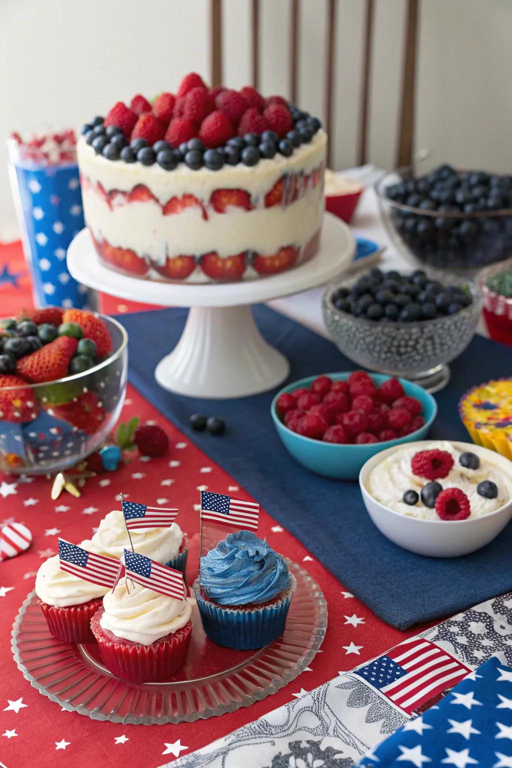 Delight your guests with a patriotic feast!