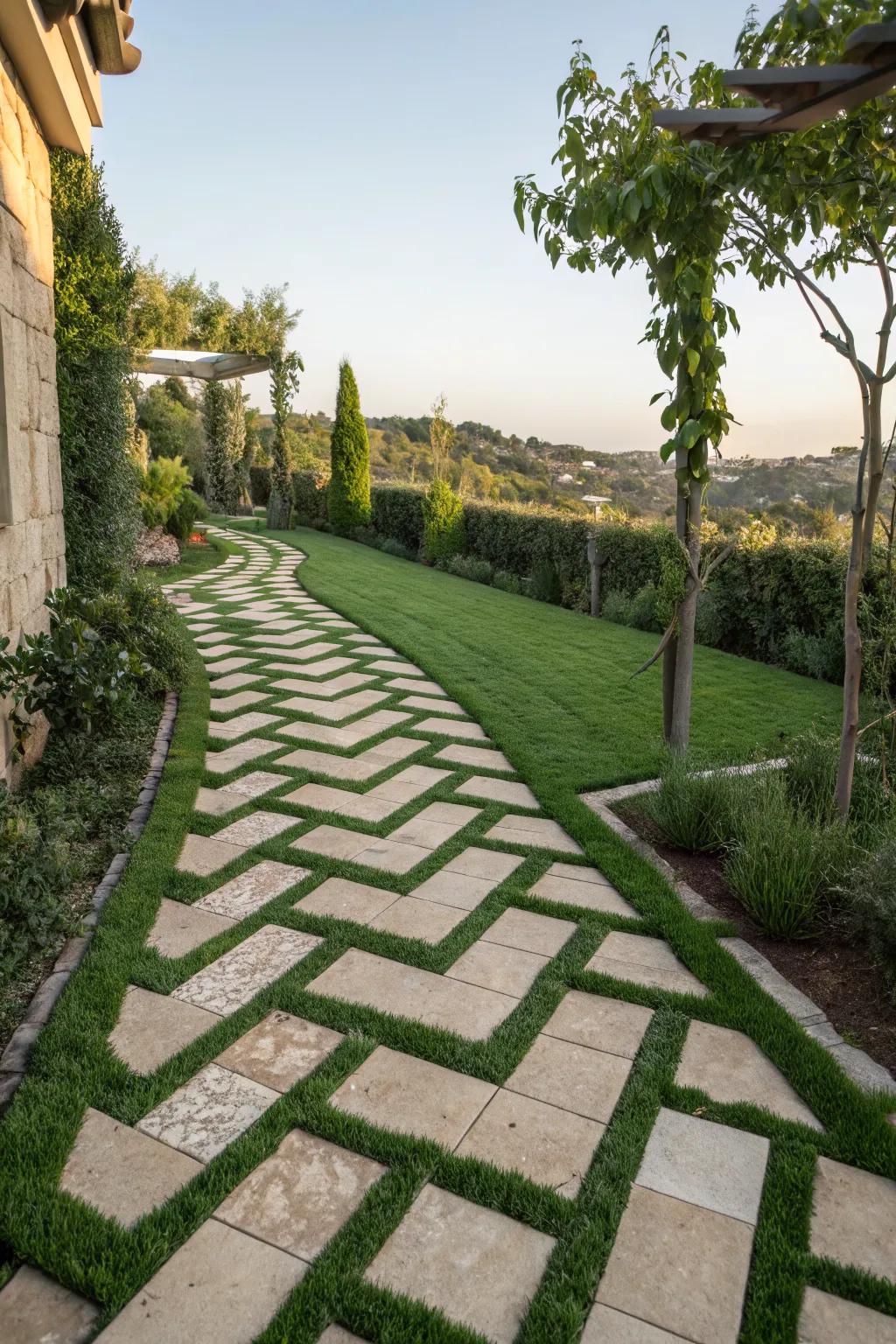 Pathways that lead to beauty and style.