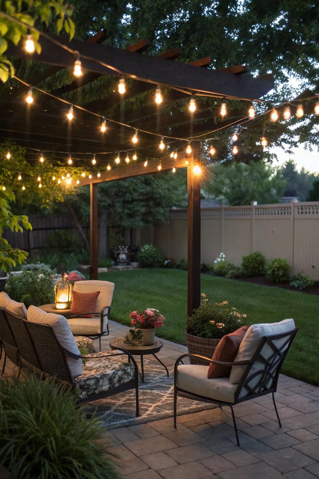 Create a magical atmosphere with budget-friendly string lights