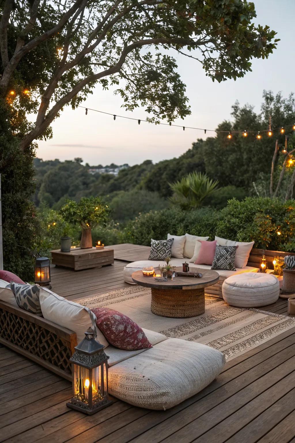 Comfortable seating turns your patio into a welcoming gathering spot.