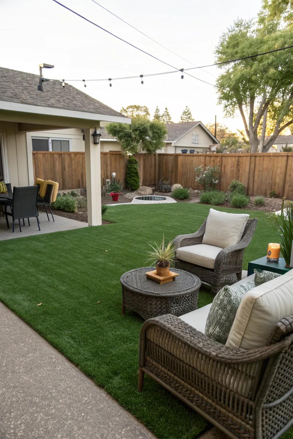 A cozy seating nook invites relaxation and conversation.