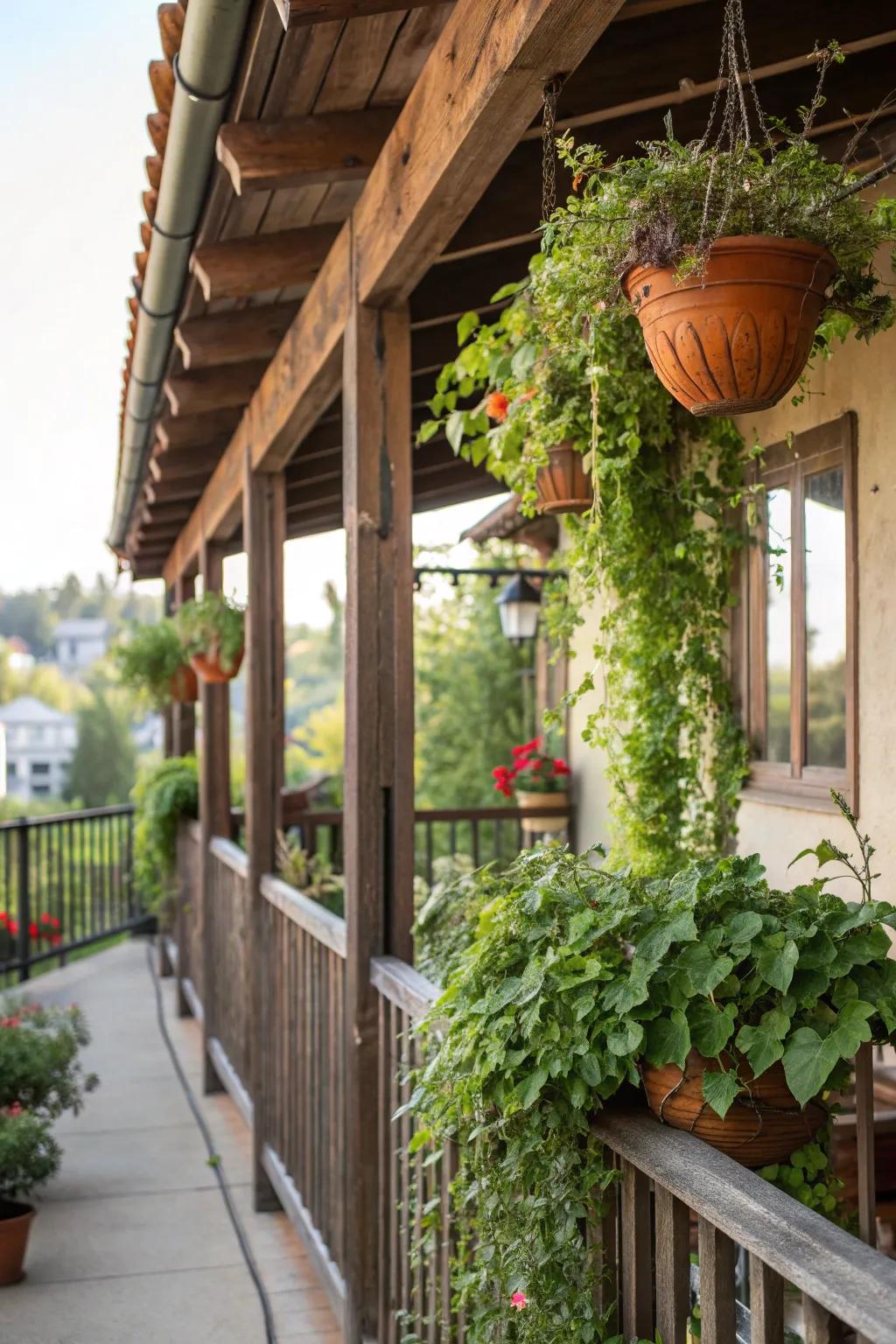 Wooden elements add warmth and character.