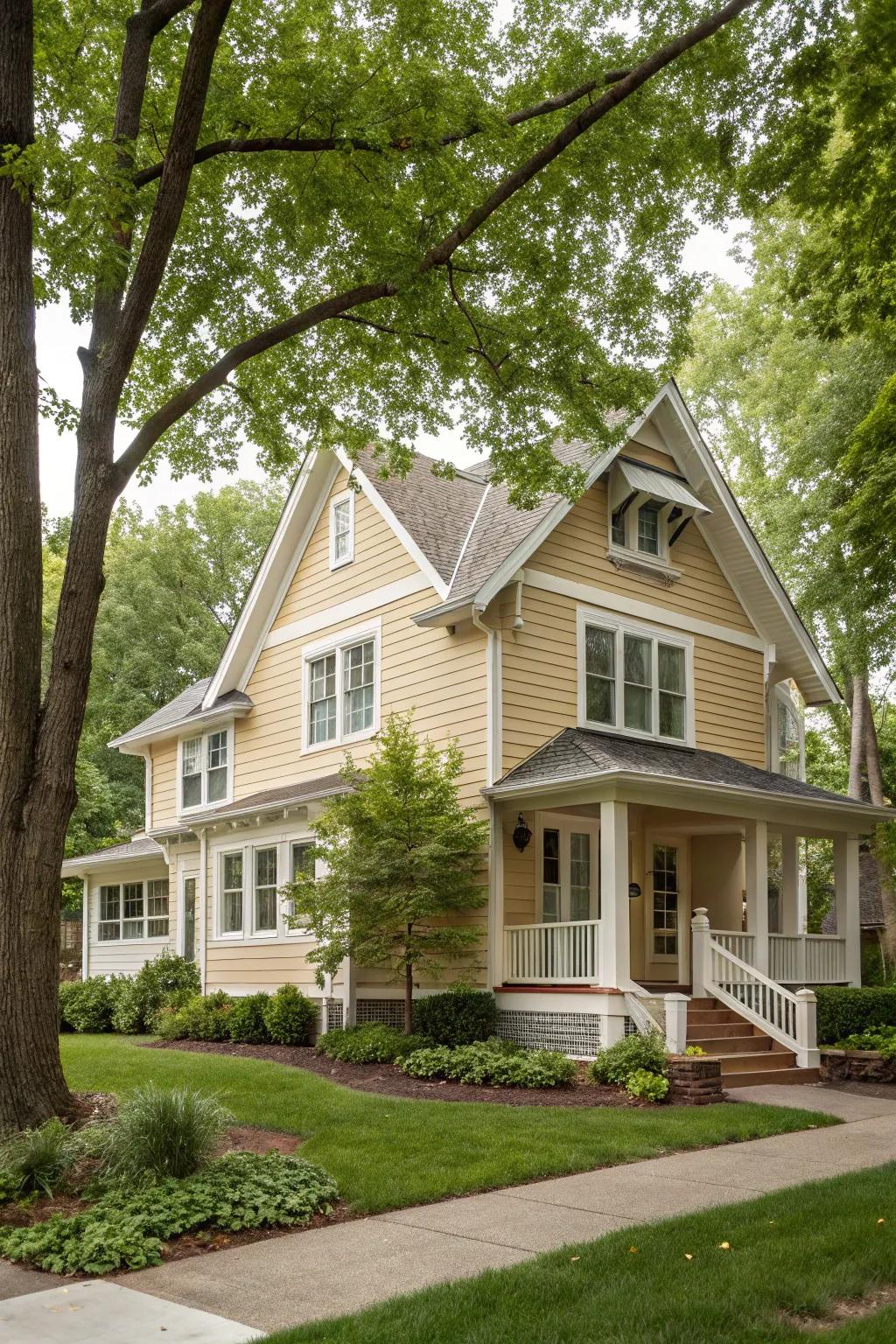 Warm beige for a cozy and inviting home.