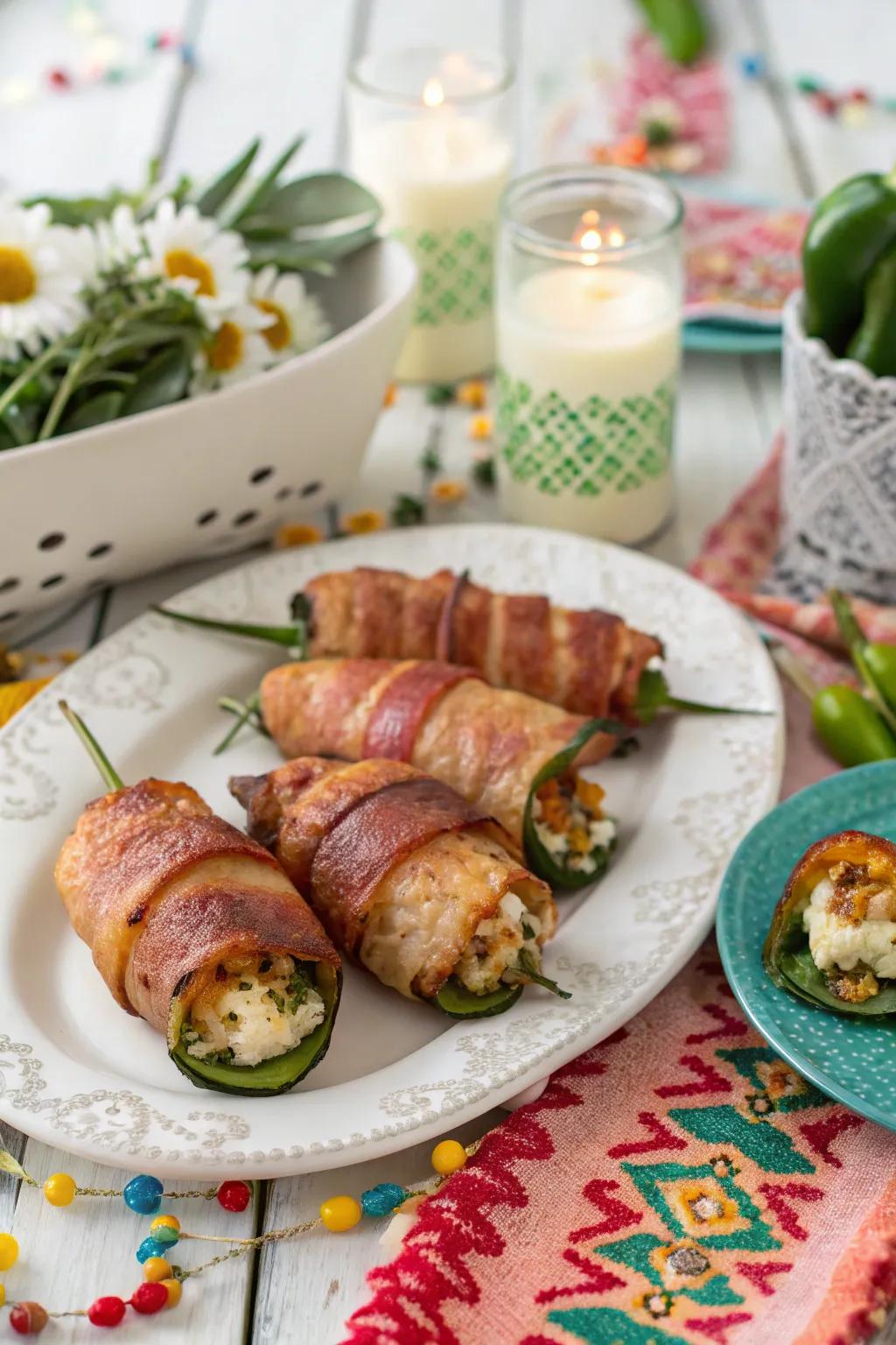 Spicy and smoky starters to warm up the gathering.