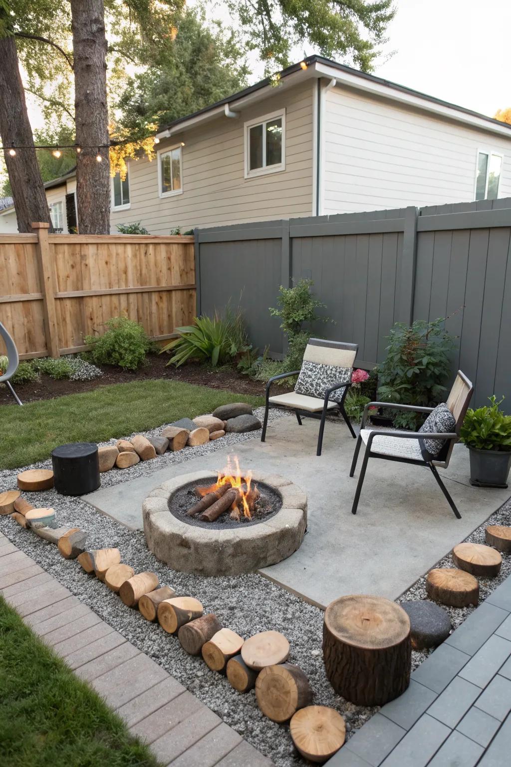 A compact design that fits perfectly into any small backyard corner.