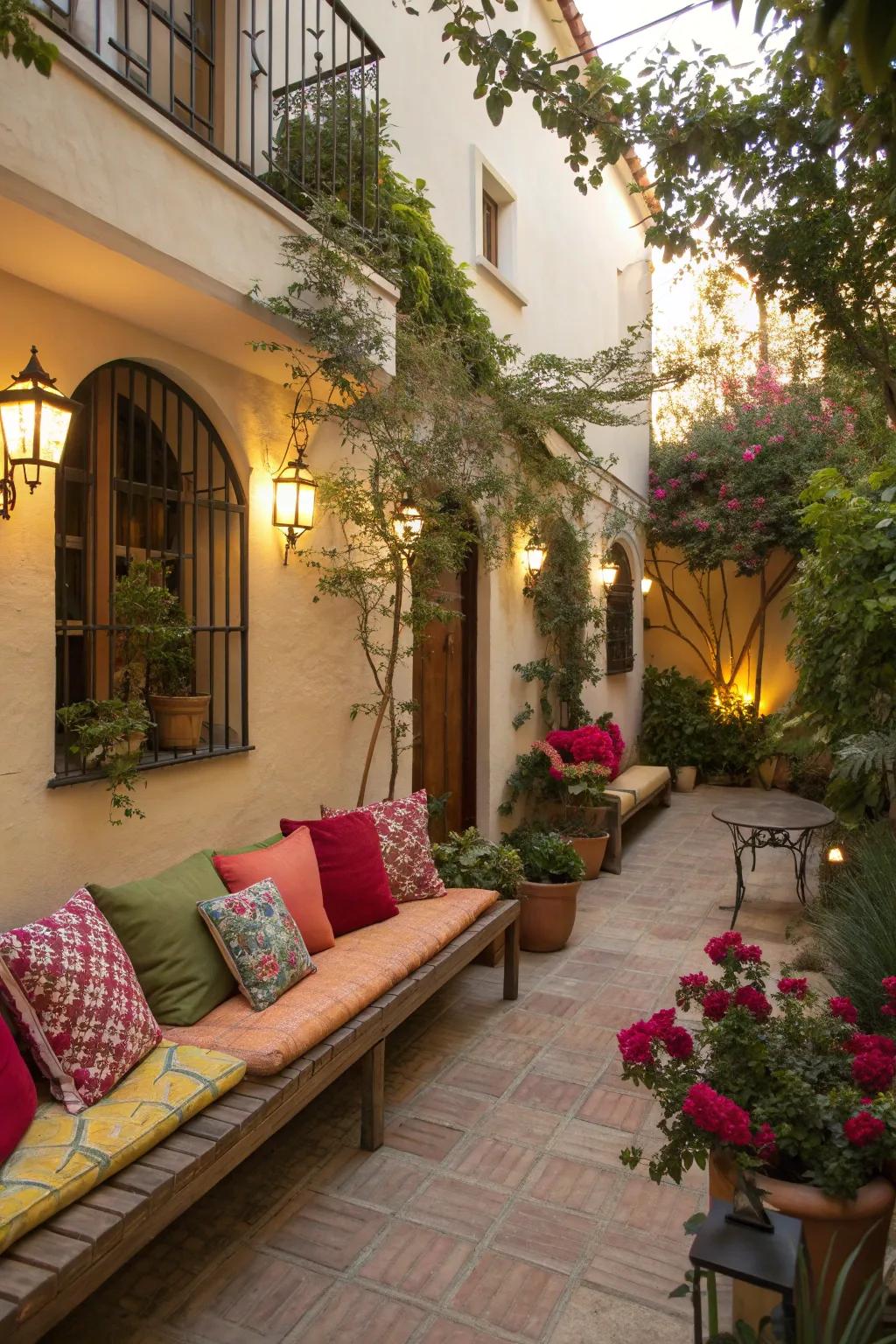 Relax in style with cozy seating arrangements.