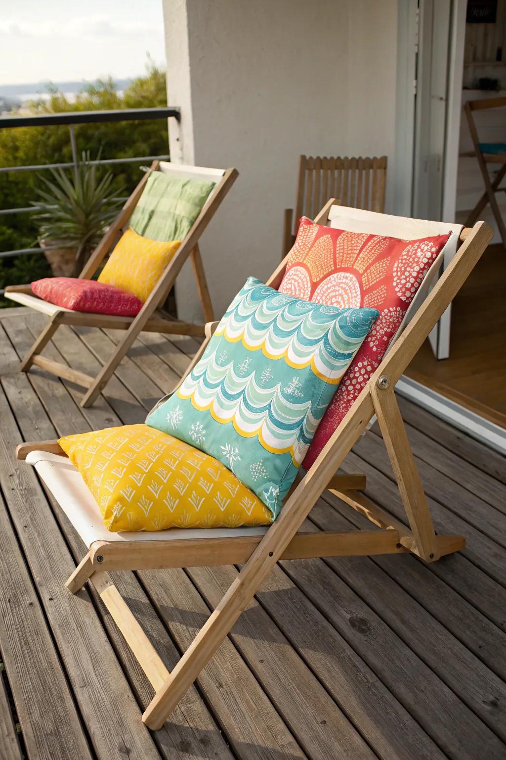 Customize your cushions for a personalized touch.