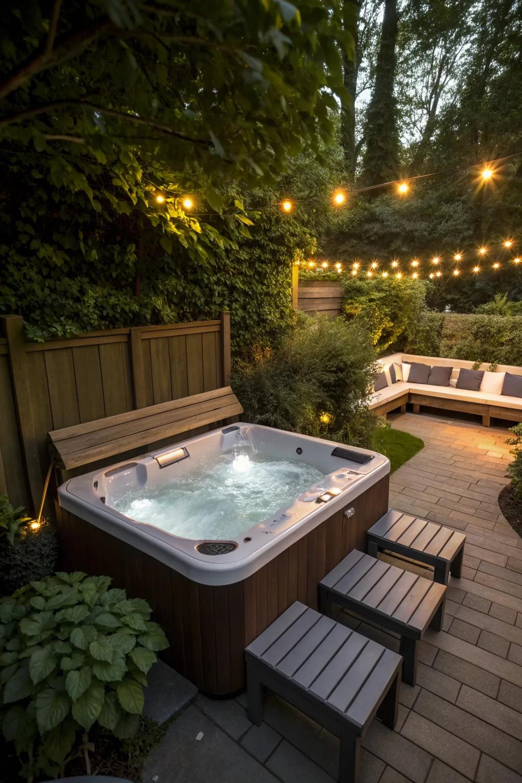 Create a cozy seating nook for ultimate relaxation.
