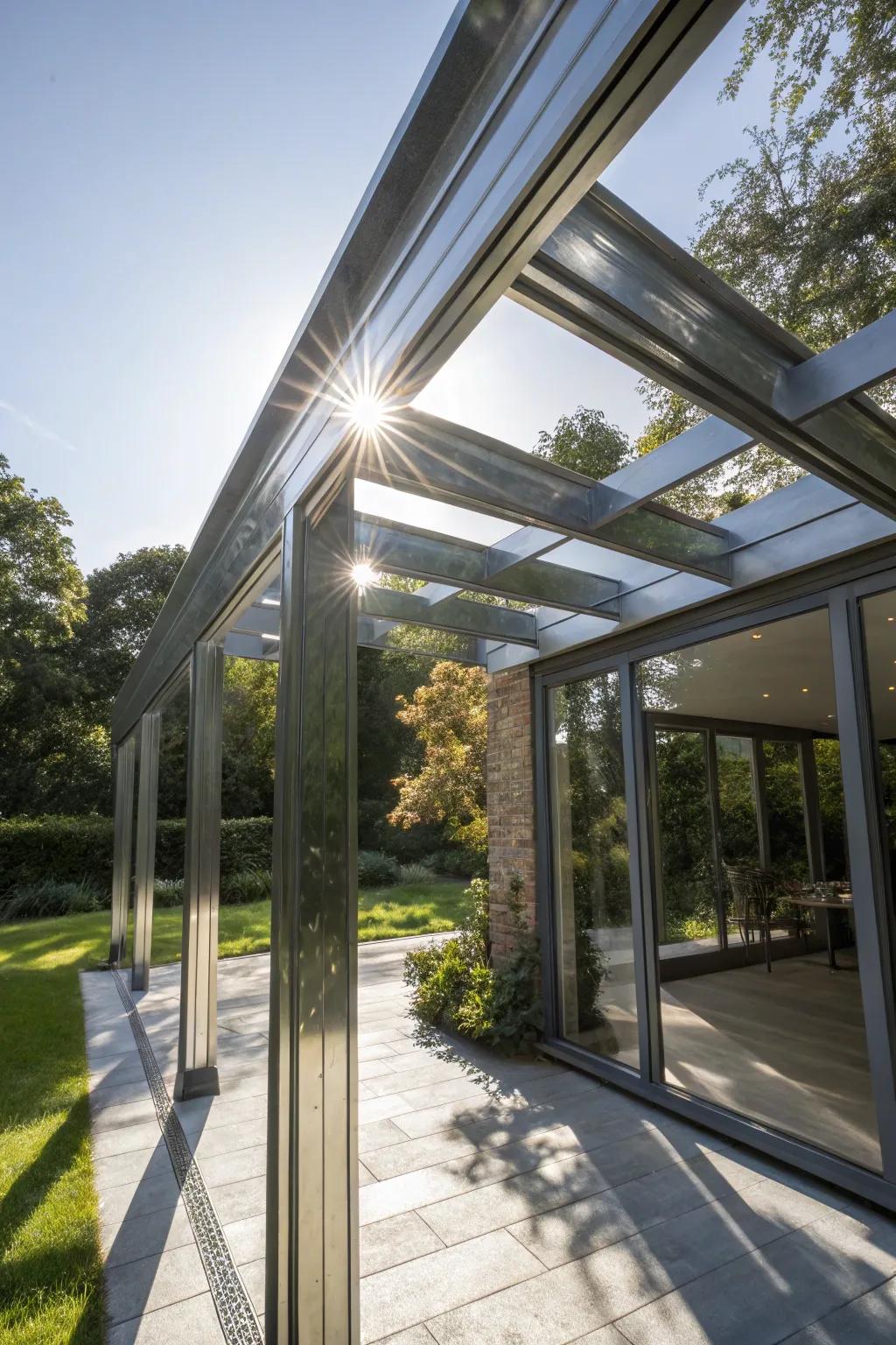 Modern metal wraps offer a sleek and polished look.