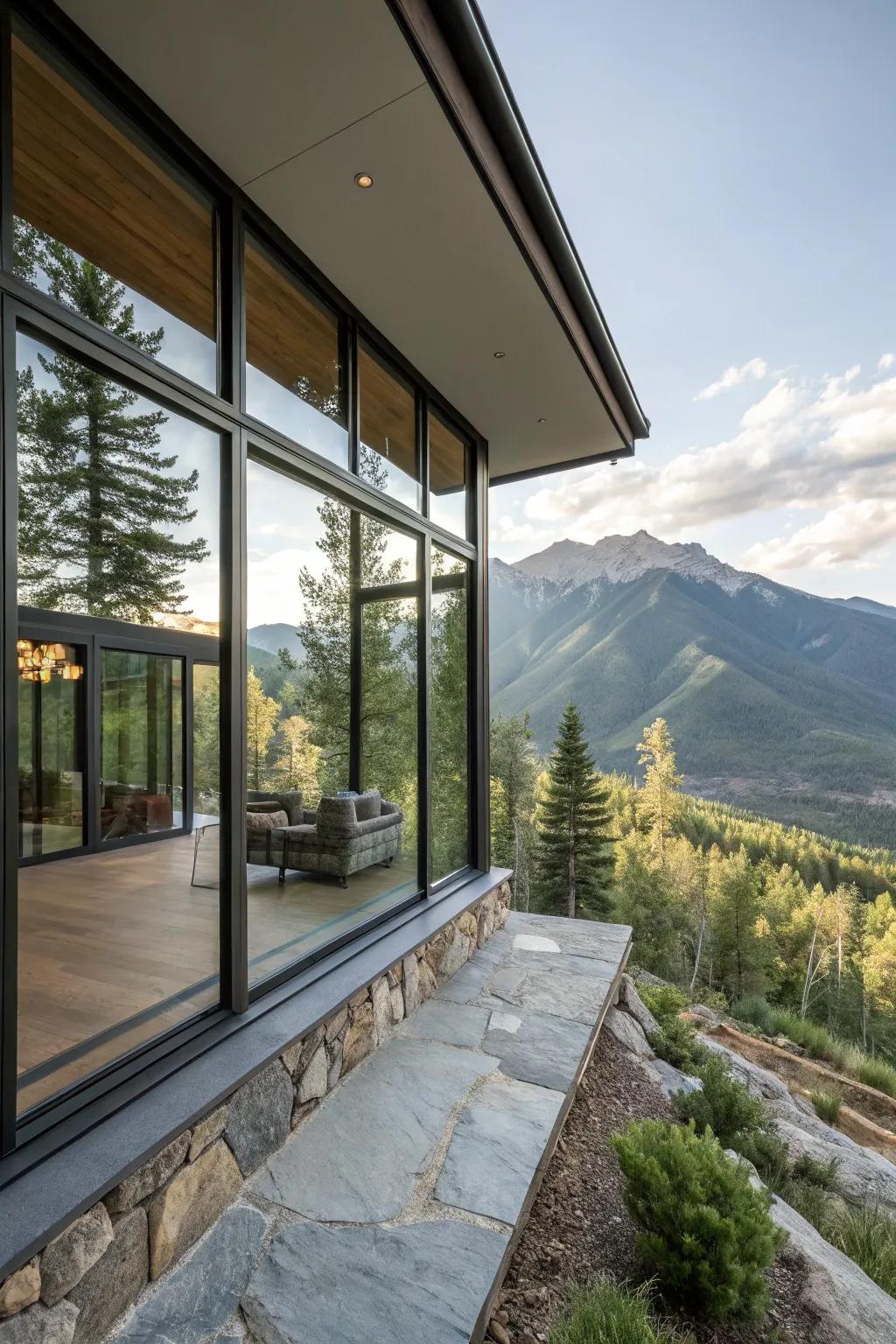 Let the mountains be a part of your everyday view.