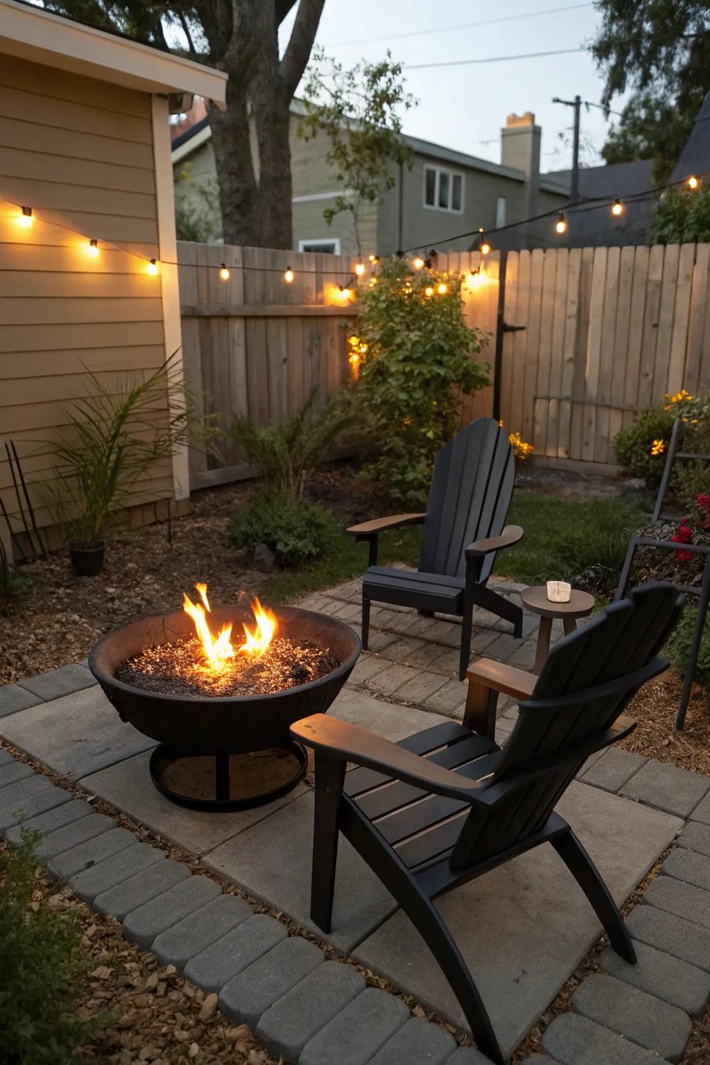 Take the warmth wherever you wander with a portable fire pit.