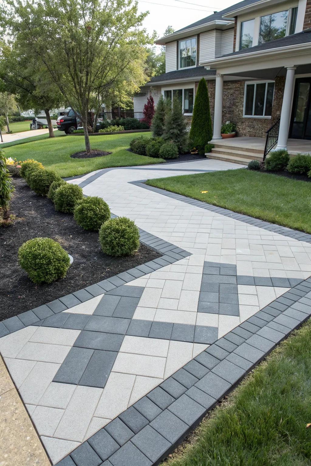 Make a bold statement with modern geometric designs.