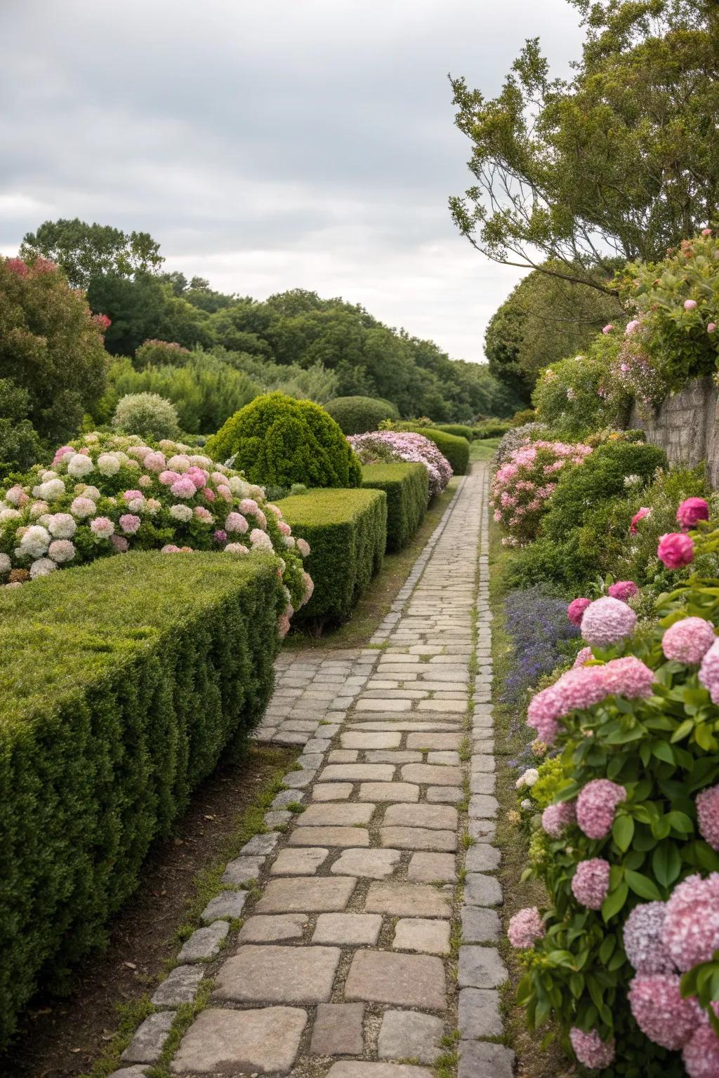 A pathway framed by nature's beauty.