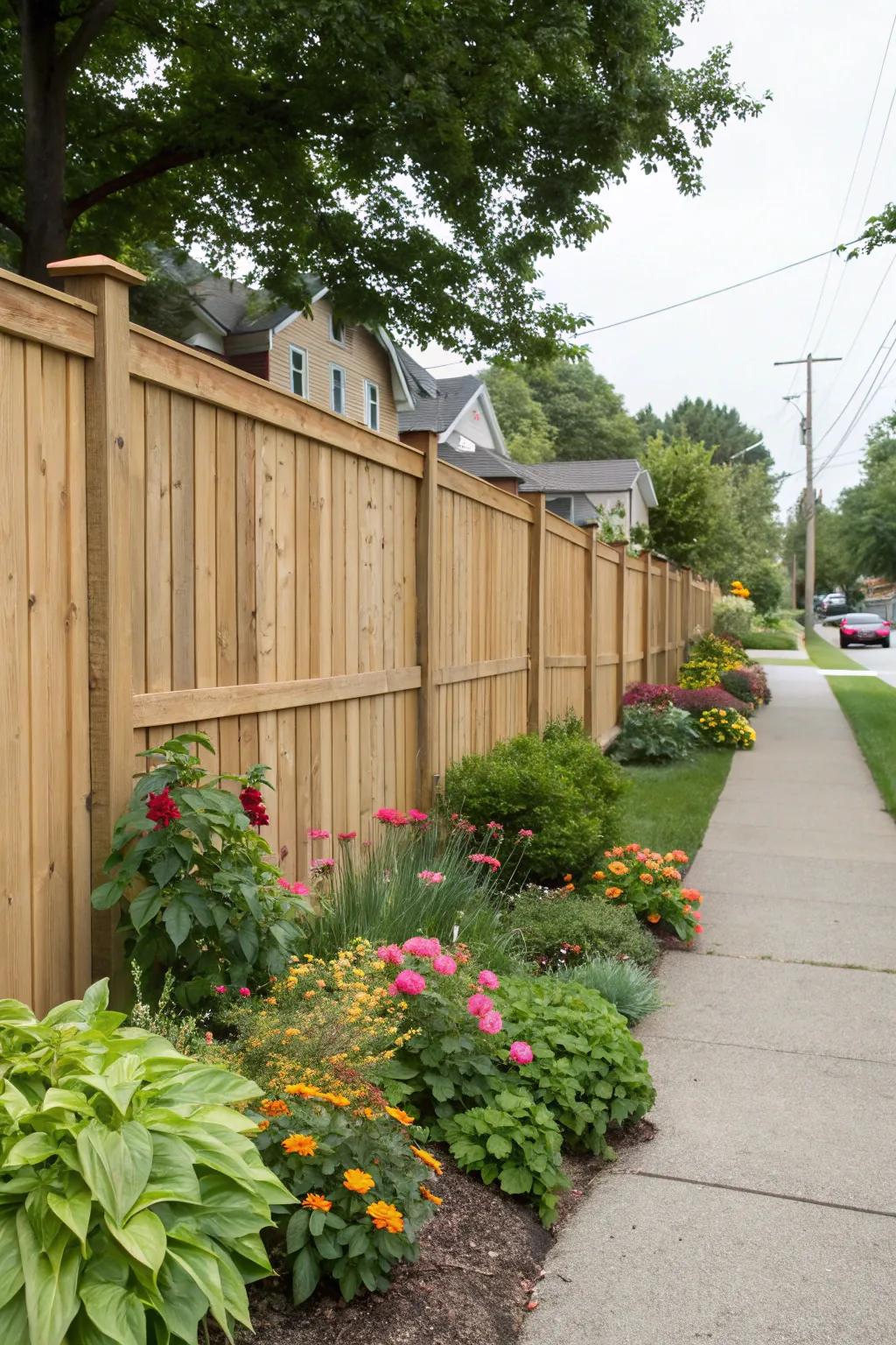 Achieve ultimate seclusion with tall privacy fences.