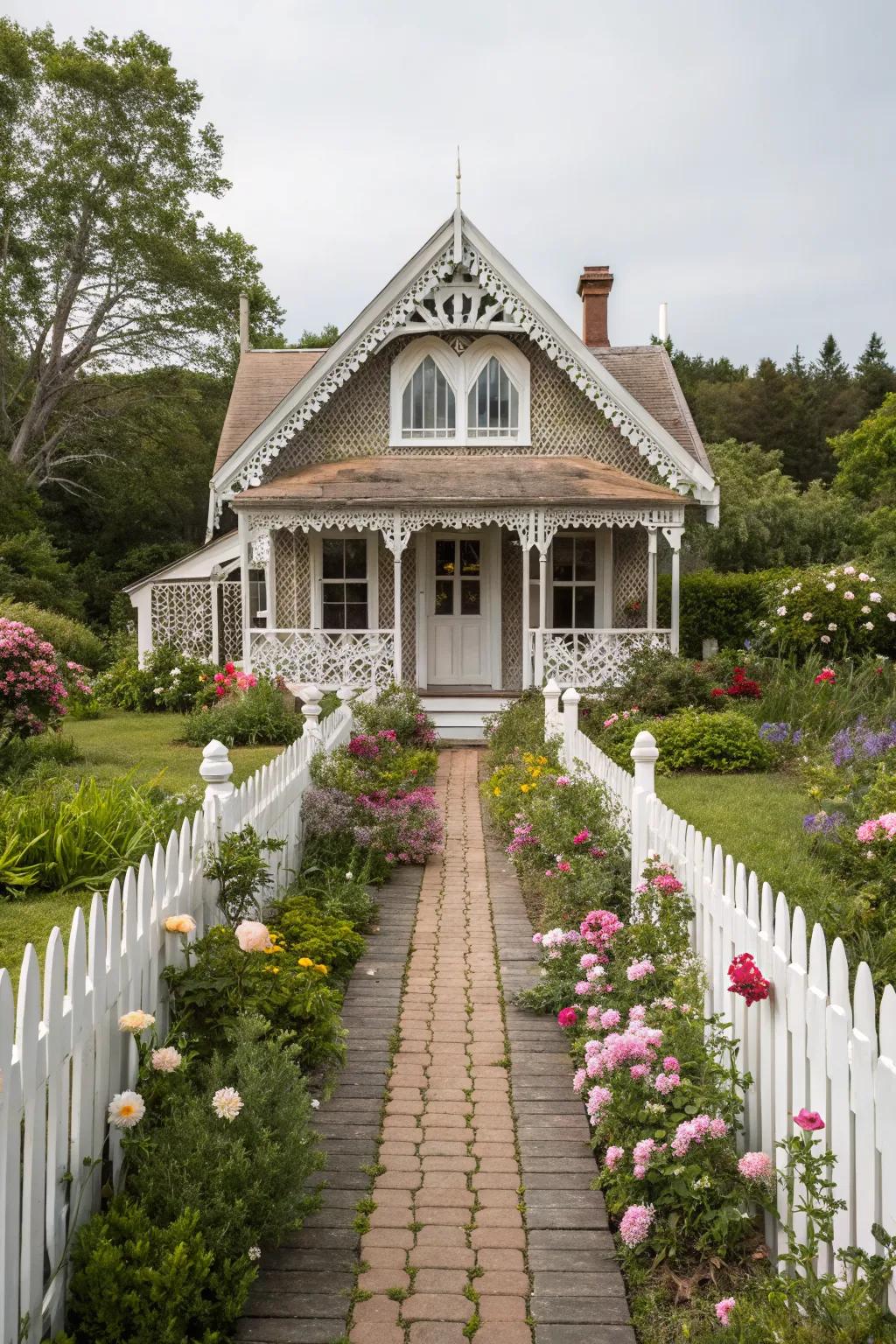 Whimsical Victorian gingerbread trim